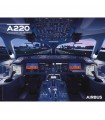 AIRBUS A220 Poster Cockpit View