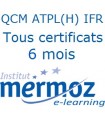 6 mois - Tous les certificats ATPL(H) IFR