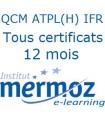 12 mois - Tous les certificats ATPL(H) IFR