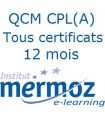 copy of 12 mois - Tous les certificats CPL(A)